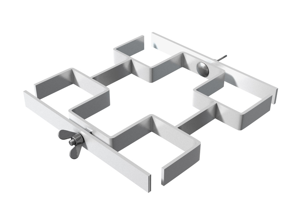 Klammer 4-fach für Steckfüße GT Stage Deck