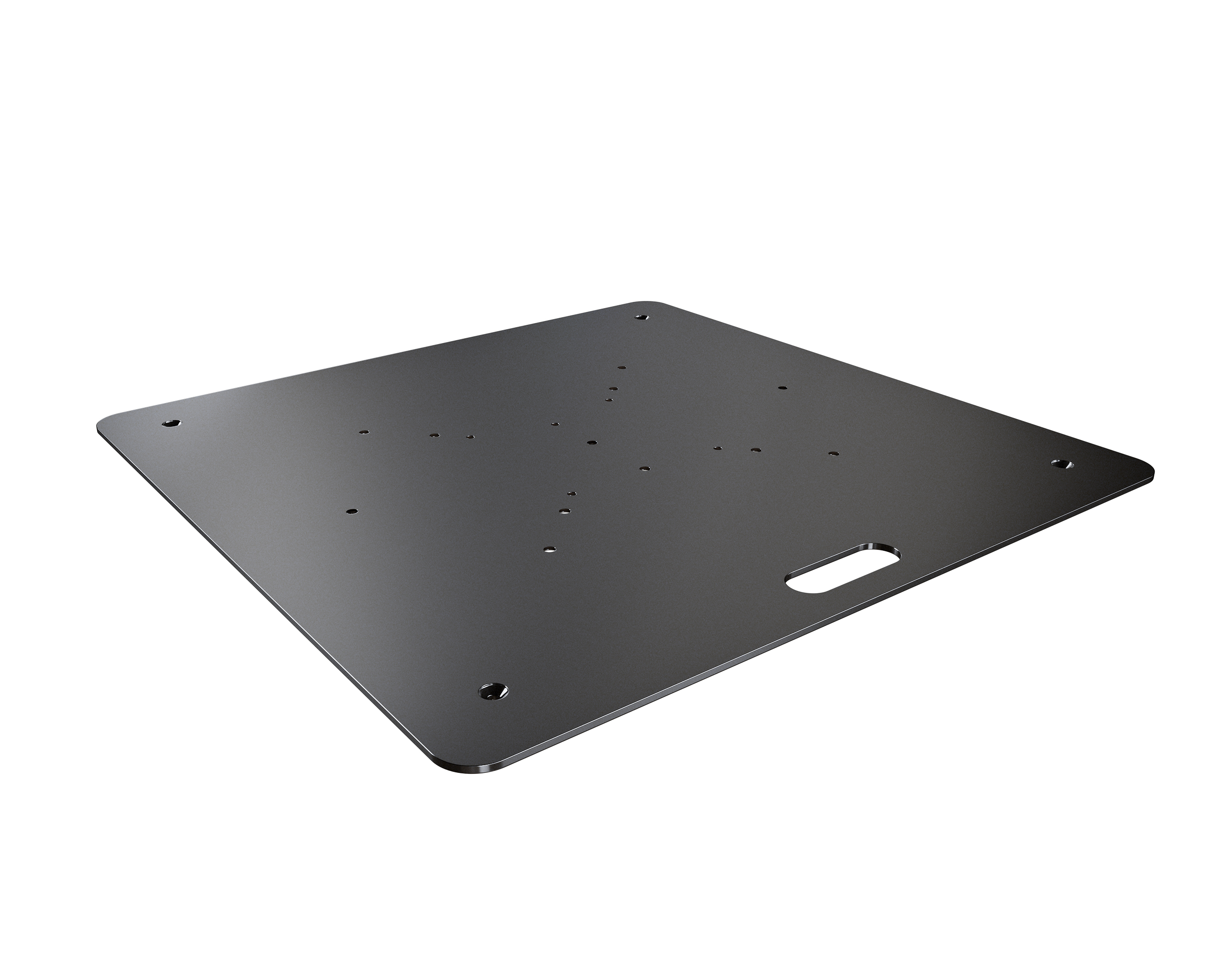 Bodenplatte eckig 80x80cm für F22-F44/UFRAME50/Teleskopsystem