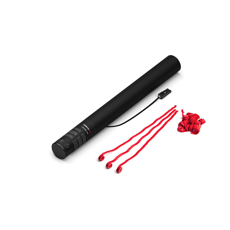 Electric Cannon Streamers Red 50cm