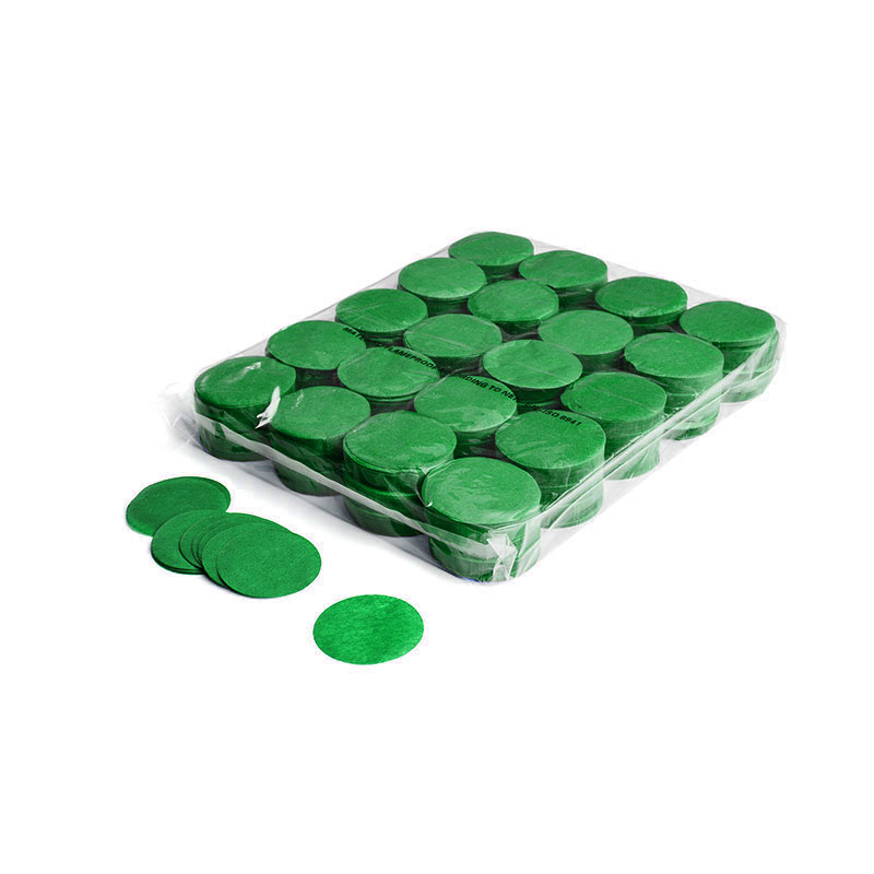 Slowfall confetti rounds Ø 55mm - Dark Green