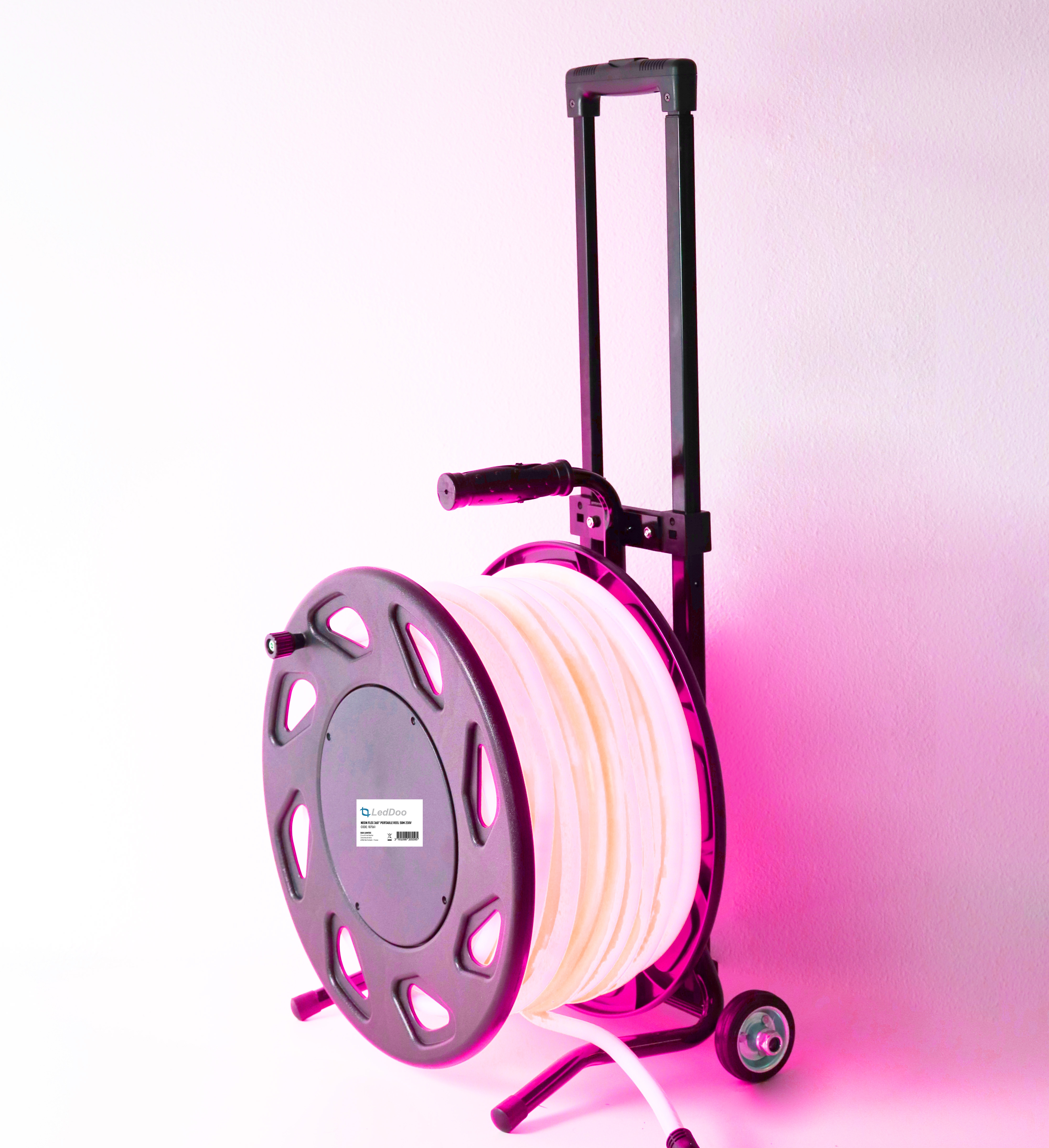 NEON FLEX 360° Rolle 50m 230V PINK