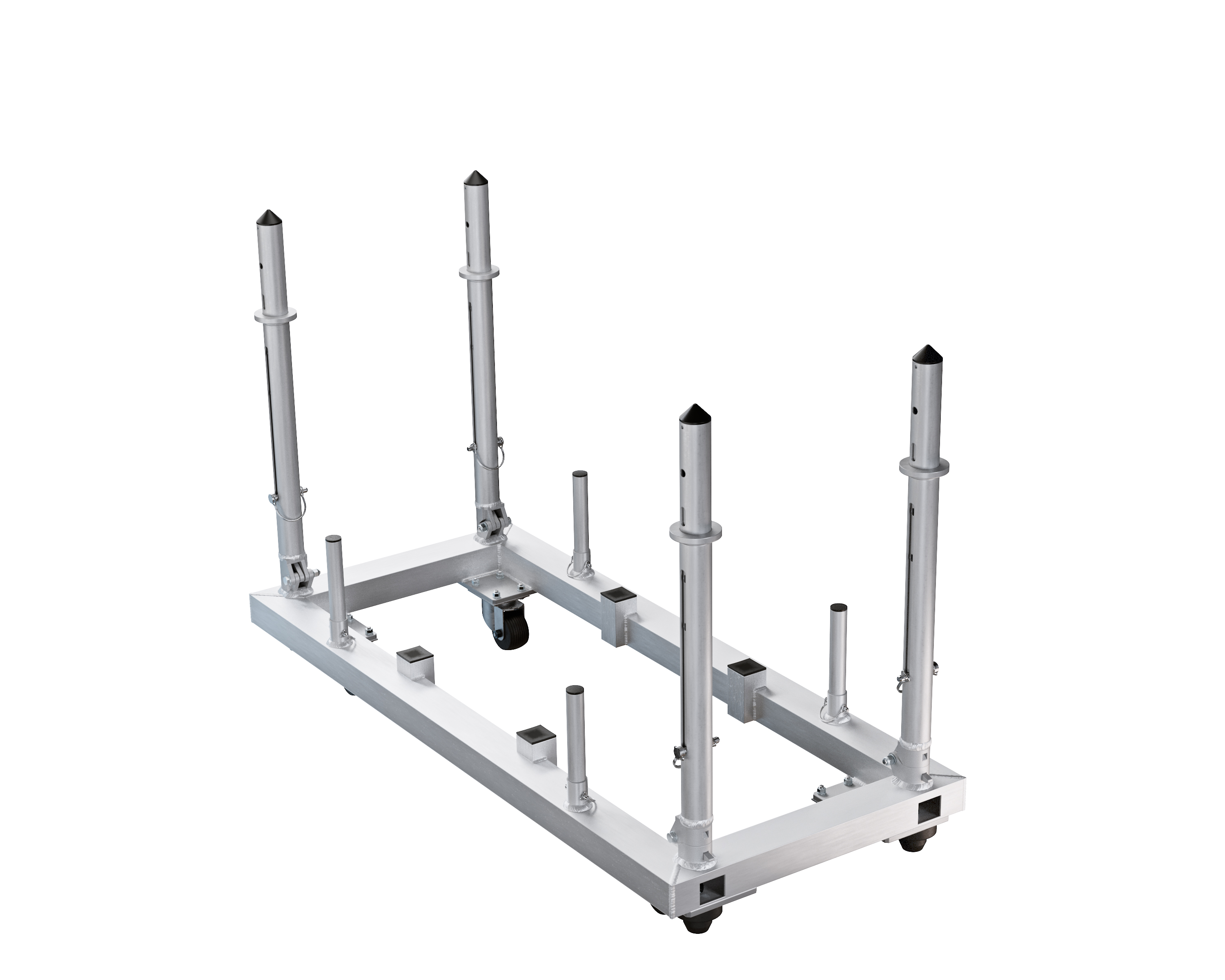 PreRig Truss 1600 stage black Set incl. Dolly