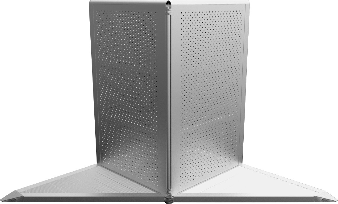 Crash Barrier - Ecke 90-270°