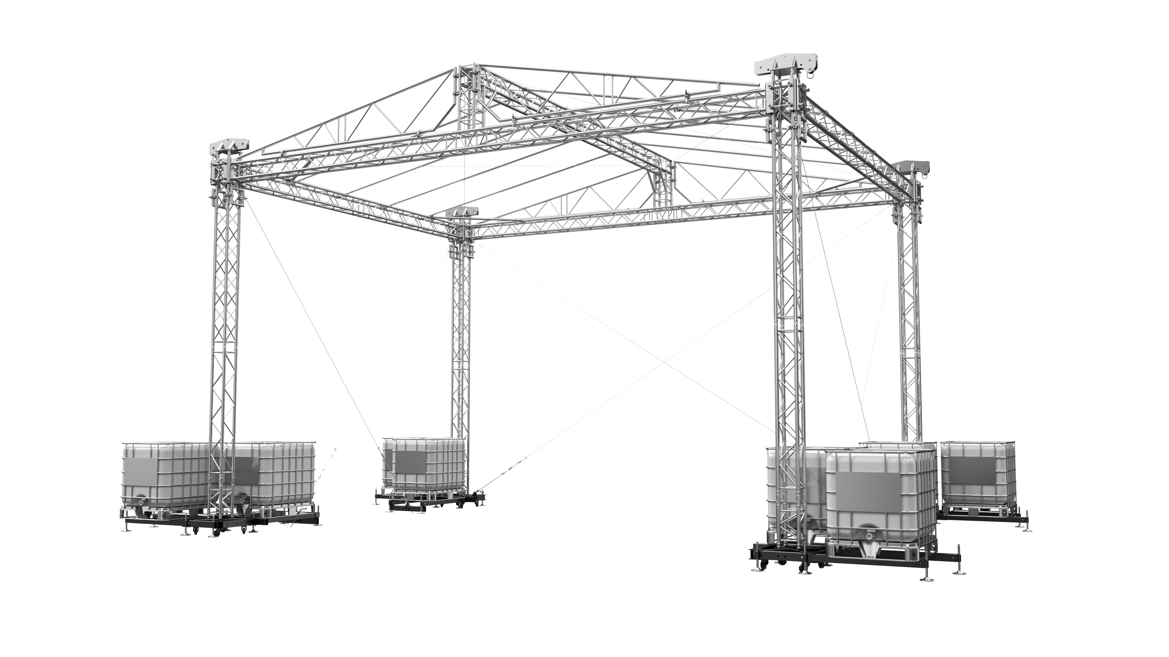 Double Pitch Roof 8x6m