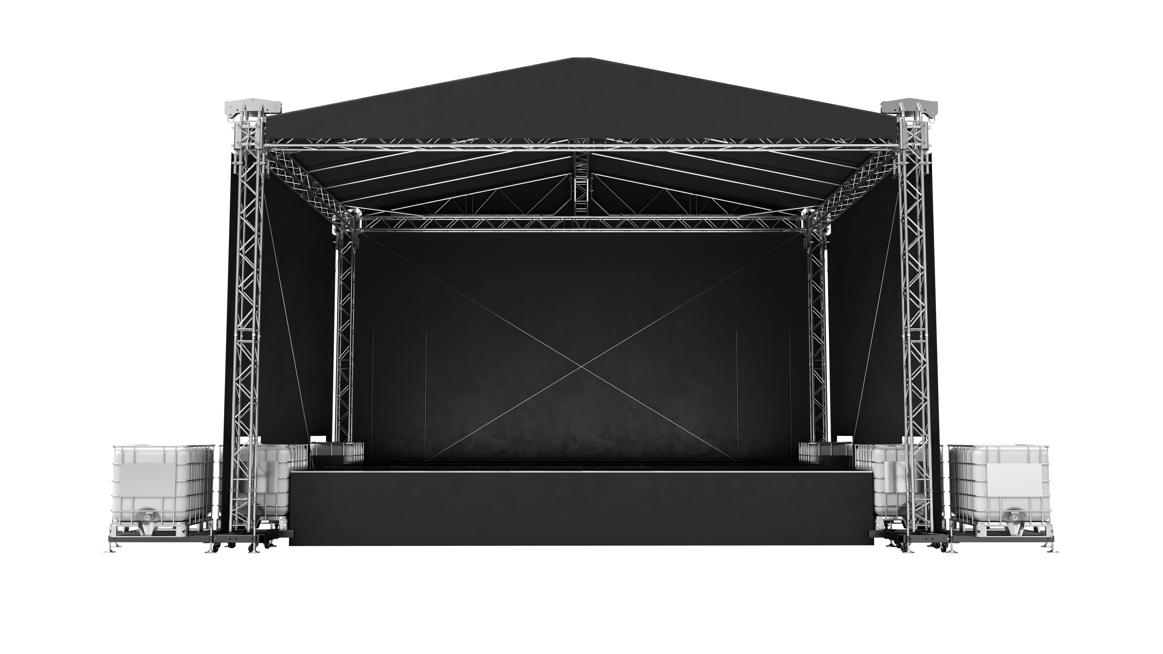 Double Pitch Roof 8x6m