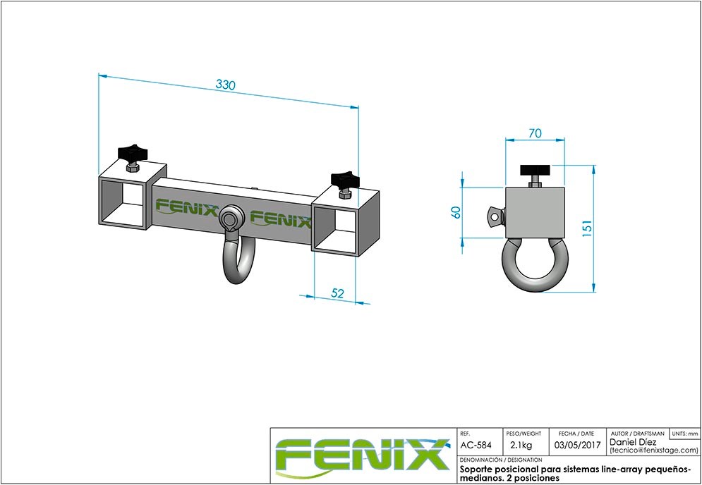 Aufnahme für Audiosysteme AC-584