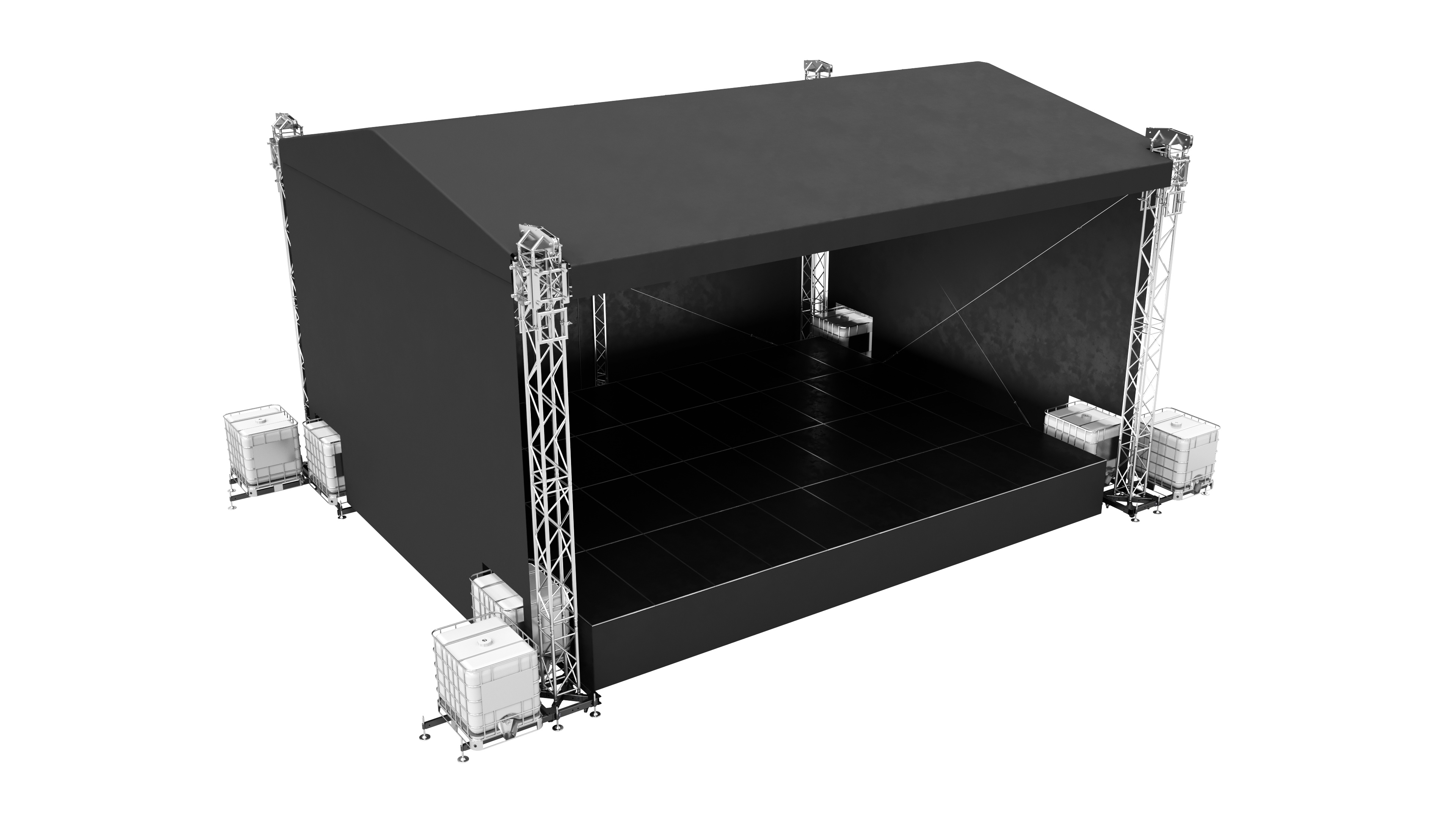 Double Pitch Roof 10x8m / 8x6m