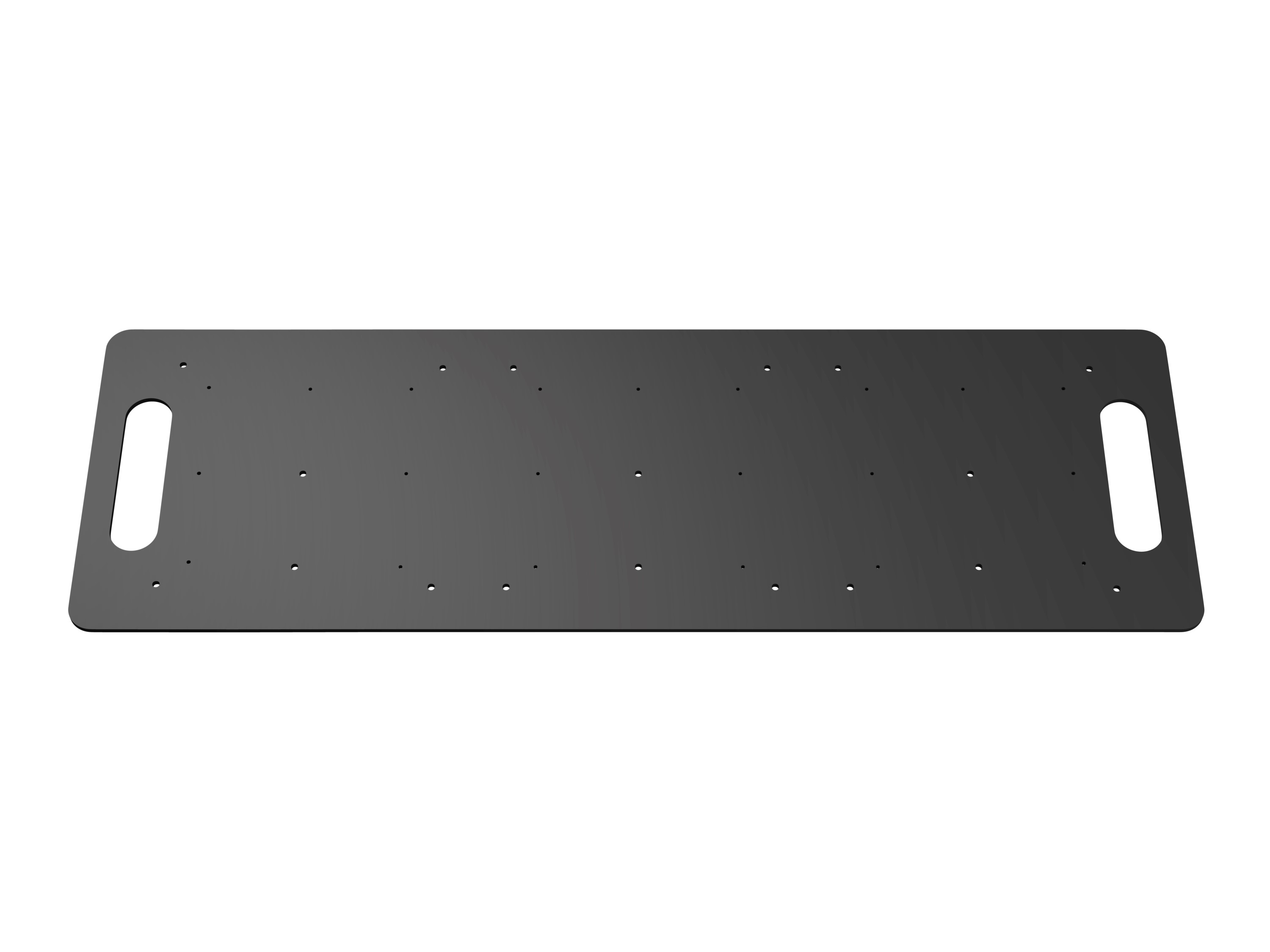 Bodenplatte 99x33cm schwarz für F24/F31-F34/Teleskopsystem