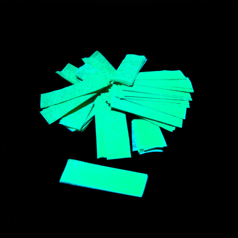 Slowfall UV confetti 55x17mm - Fluo Yellow