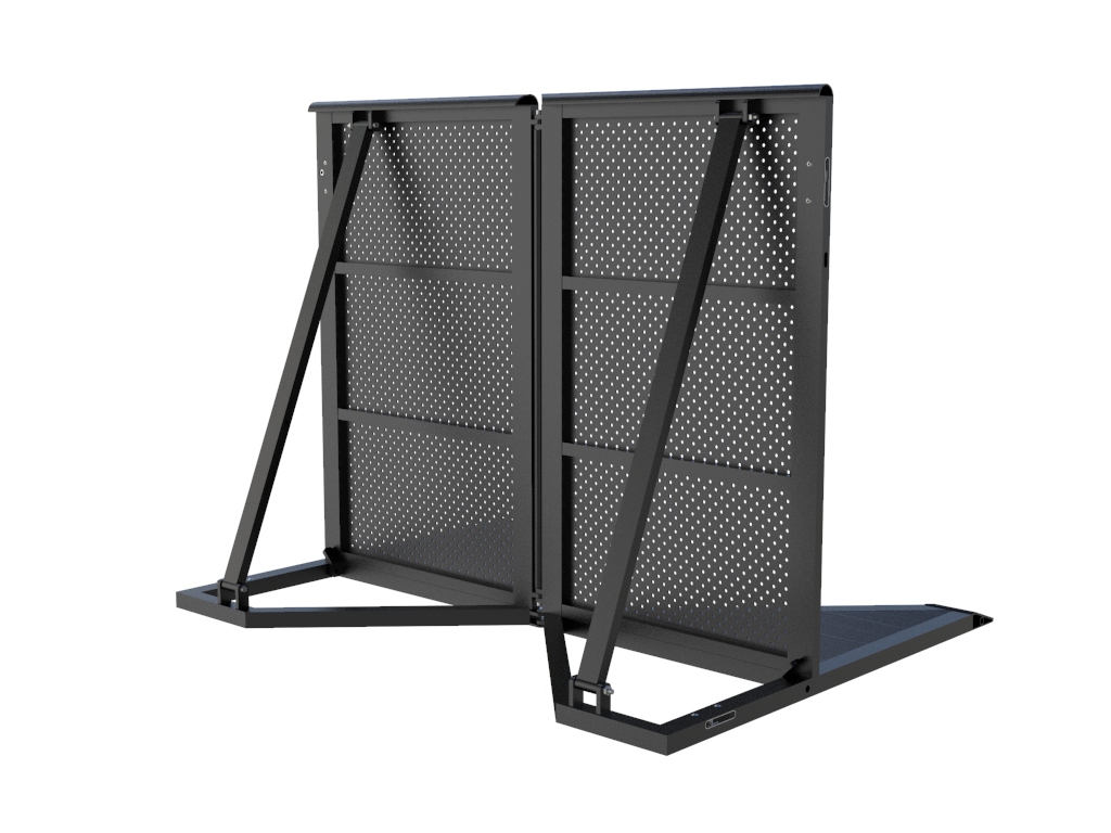 Crash Barrier - Ecke 90-270° - BLACK