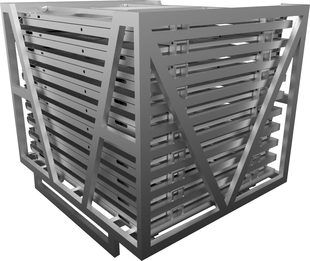 Crash Barrier Dolly für 10 Stück