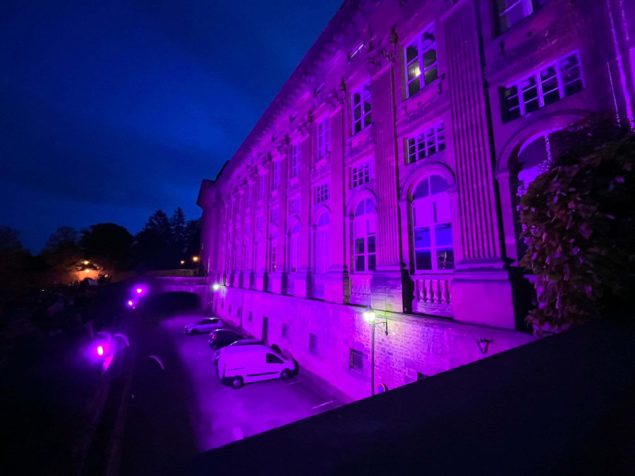 LED Floodlight 200W LEDs purple 120° IP65 26000 lm