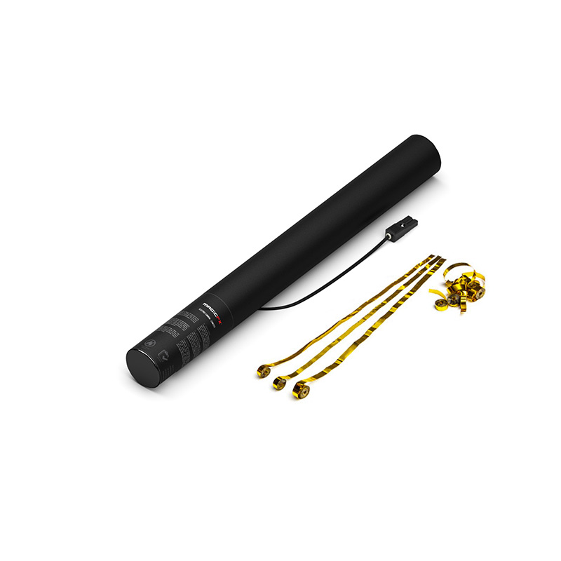 Electric Cannon Streamers Gold Metallic 50cm