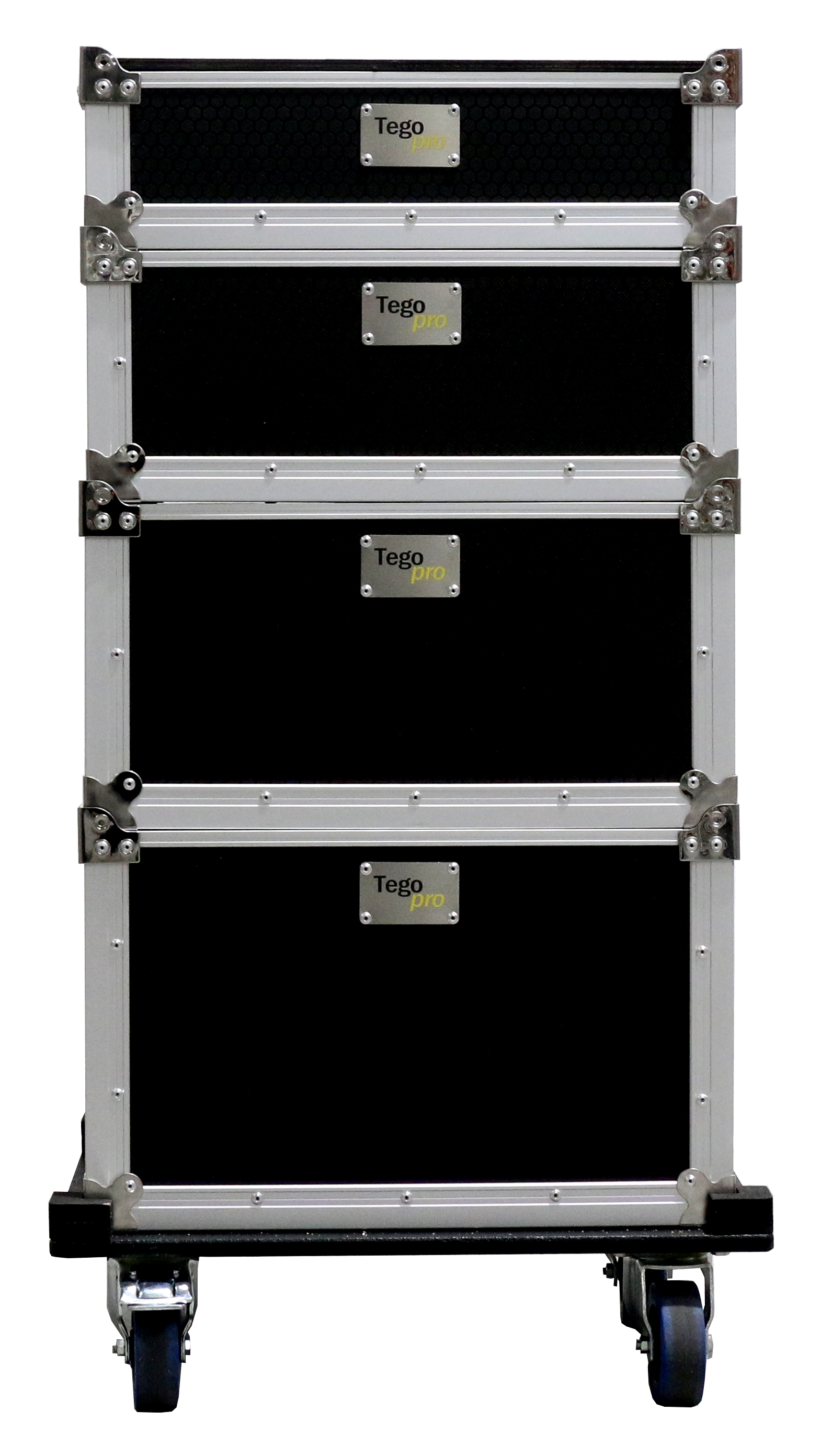 Stacking case SET mit 4 Boxen und Deckel