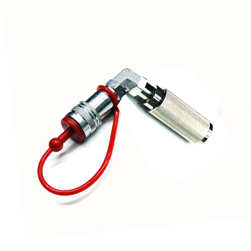 CO2 Bottle to hose connector 90 degrees