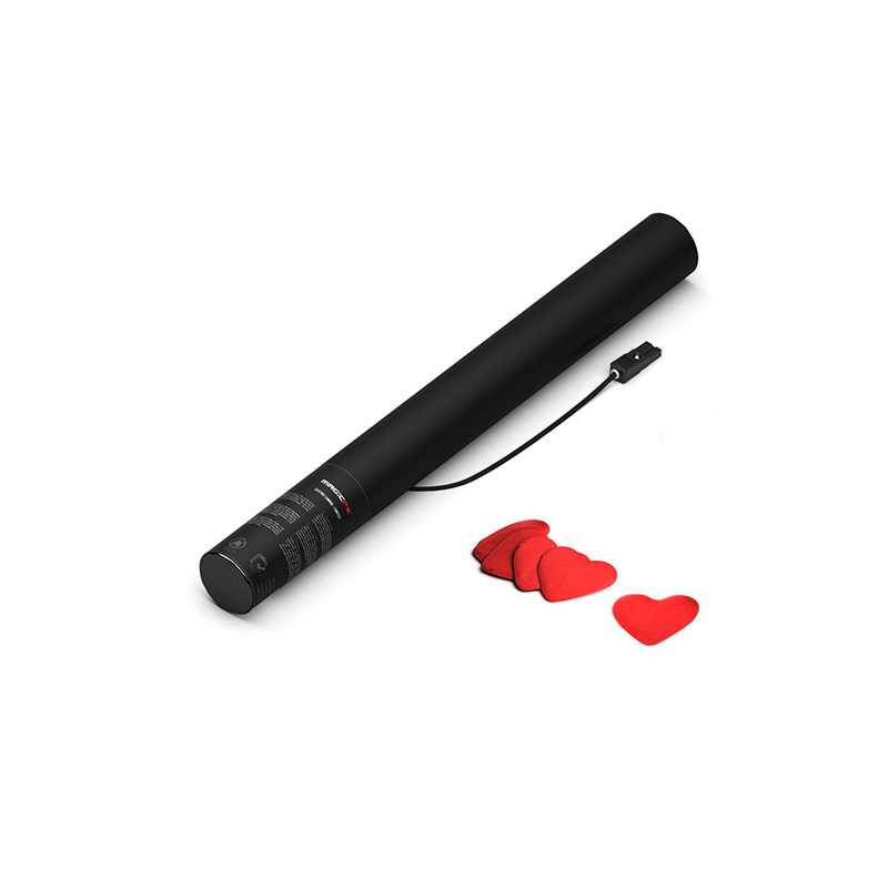 Electric Cannon Confetti Red Hearts 50cm