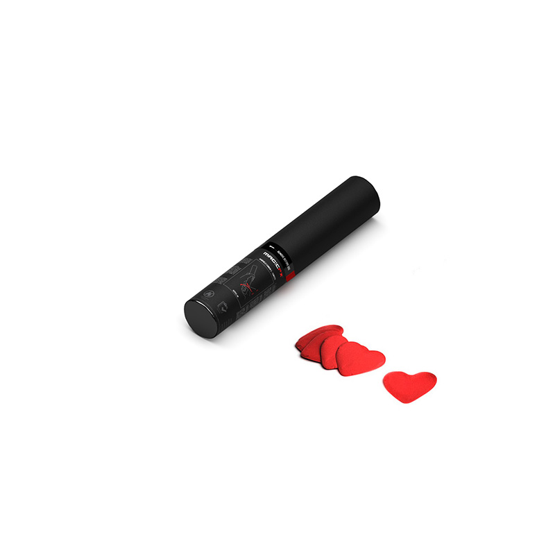 Handheld Cannon S Confetti Red Hearts 28cm