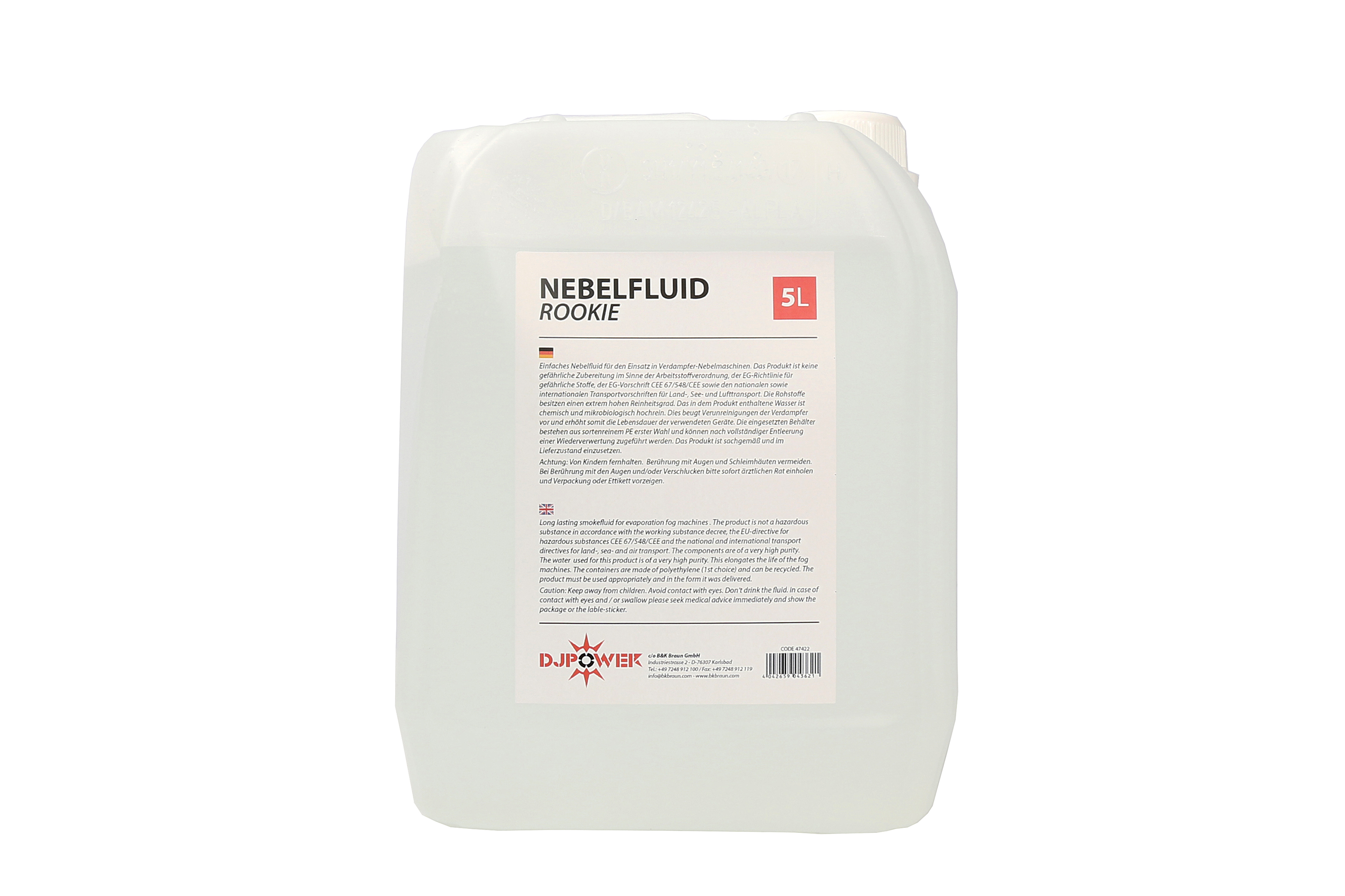 Nebelfluid Rookie 5l