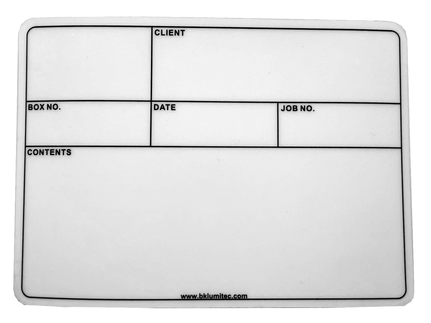 Tourlabel weiss 177*127mm
