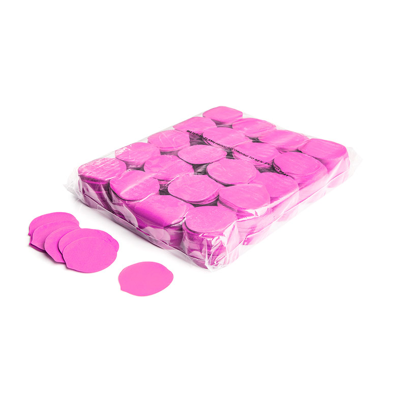Slowfall confetti rose petals Ø 55mm - Pink