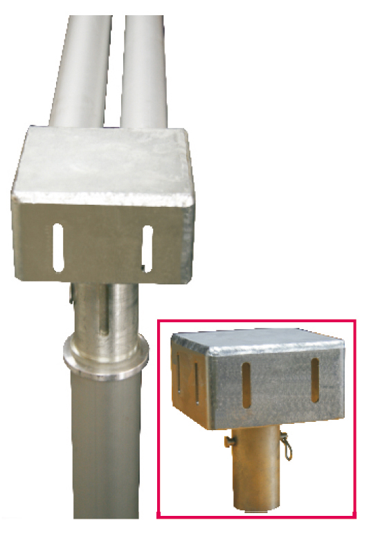 Aufsatz für 2-fach Vorhangverbindung