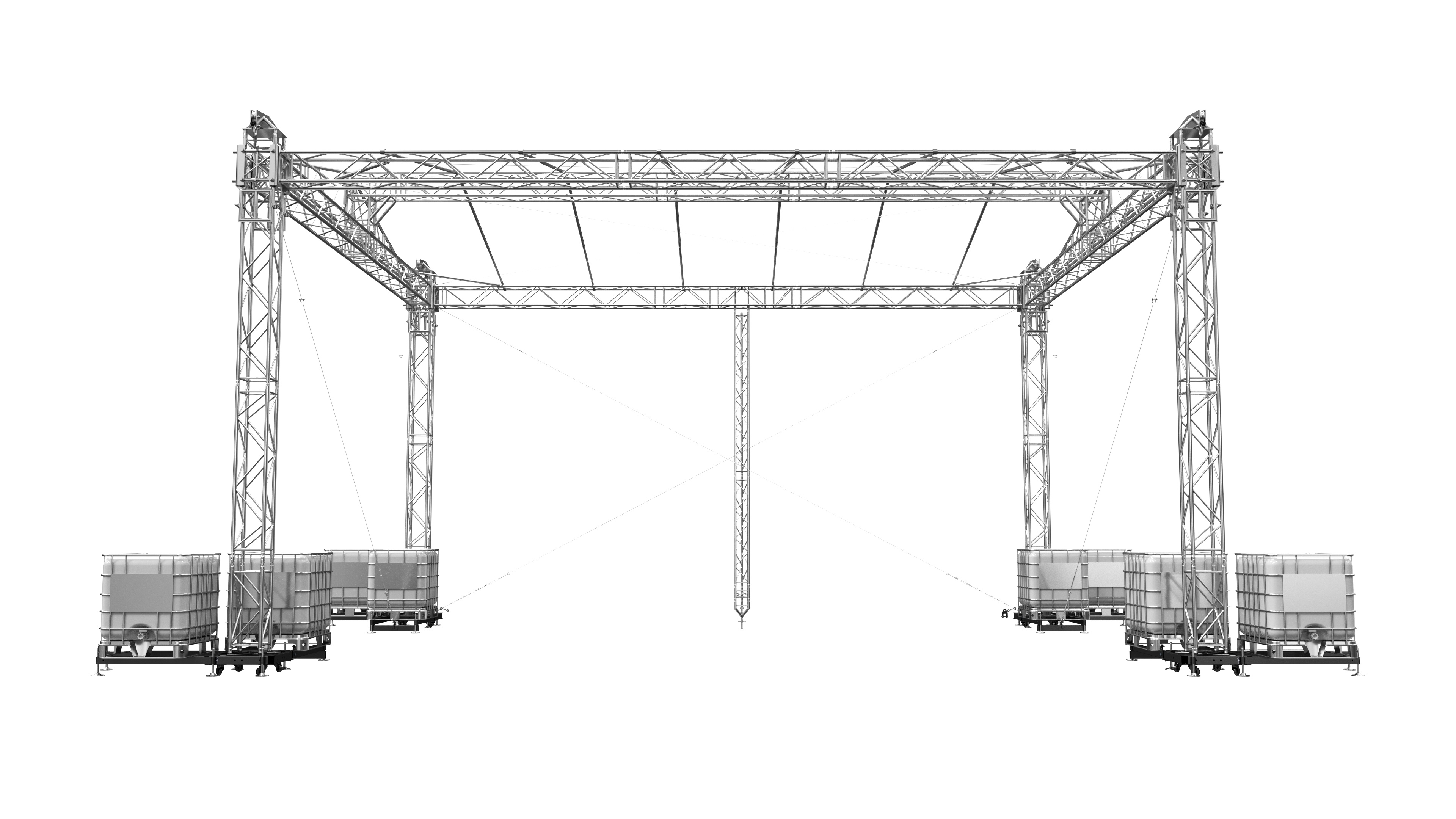 Double Pitch Roof 10x8m / 8x6m