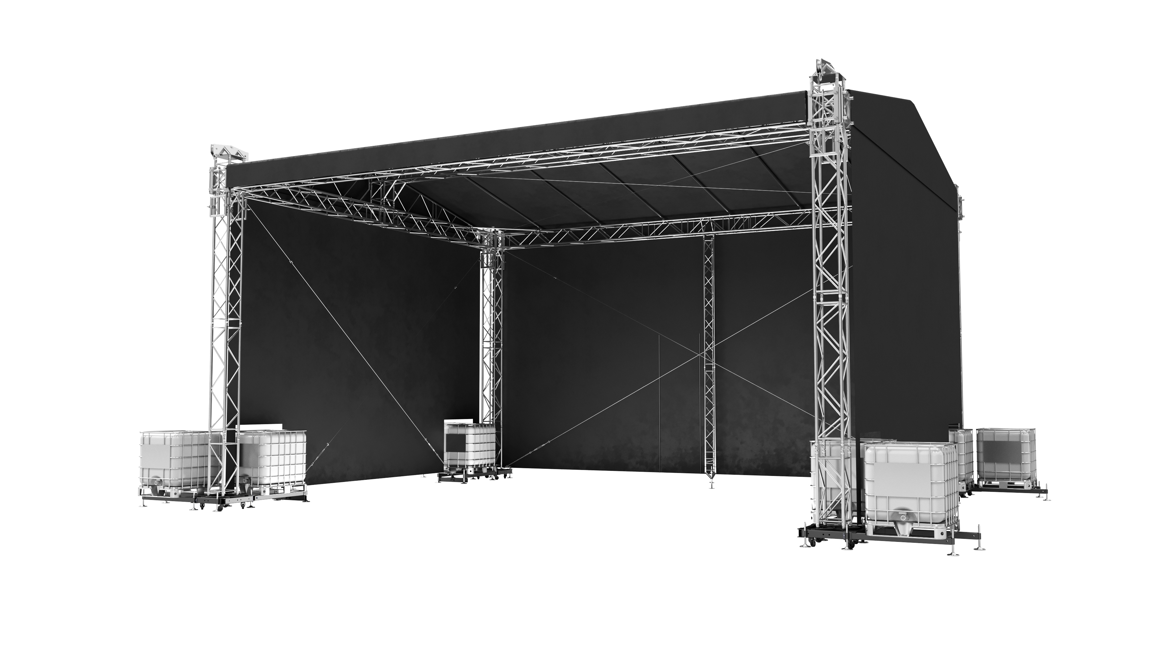 Double Pitch Roof 10x8m / 8x6m