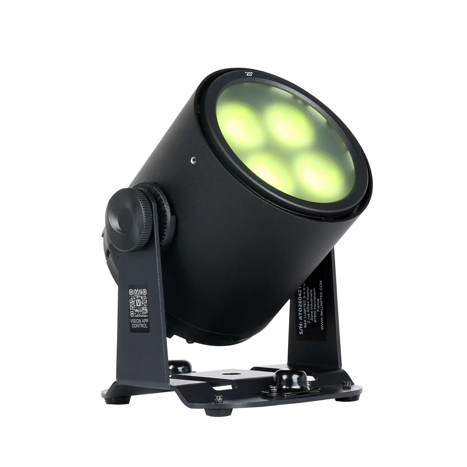 VISION CONTROL Arc Par 420B 4*20W RGBL IP65