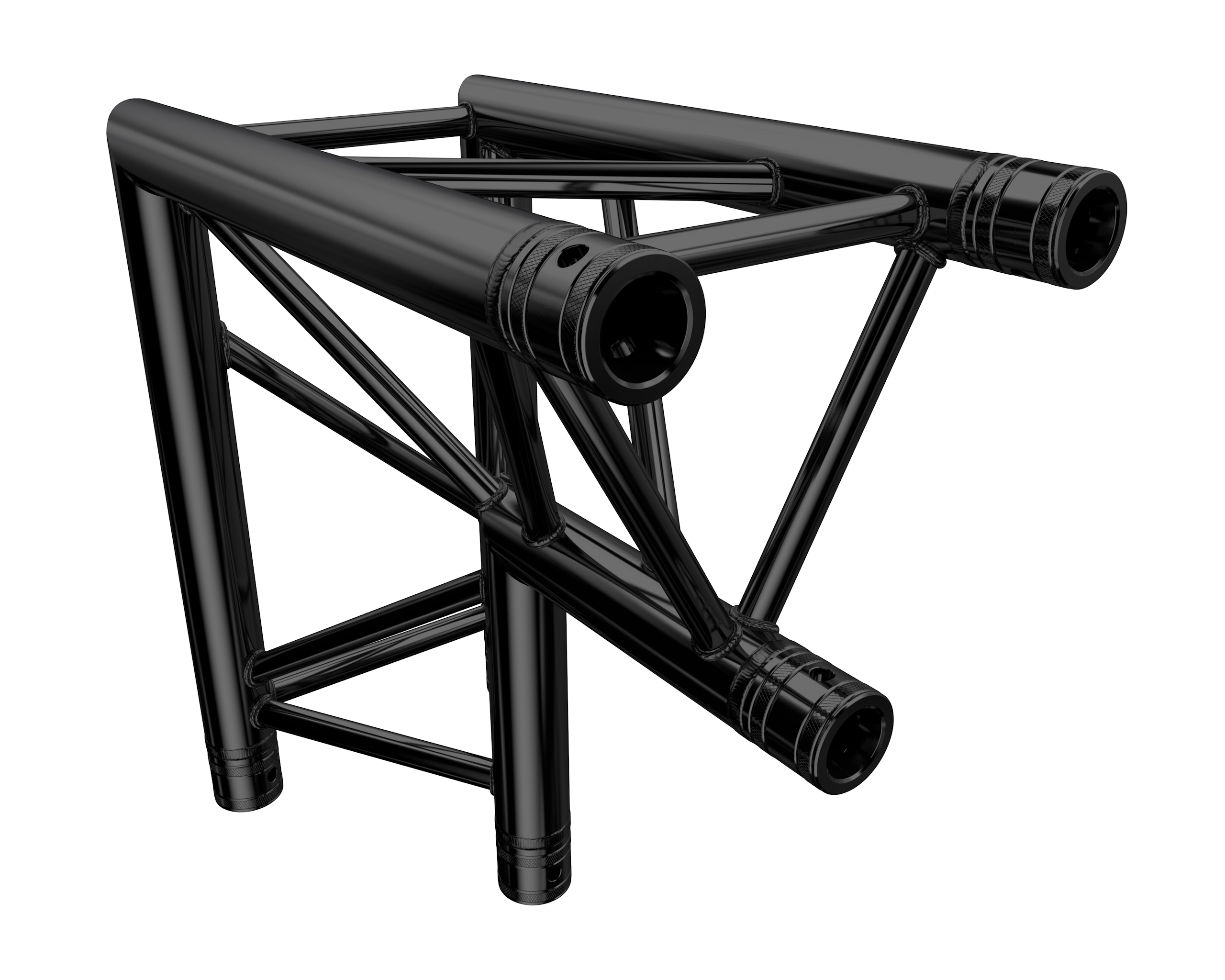 F33 2-Weg Ecke C25 90° stage black