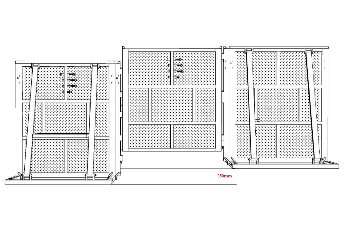Crash Barrier - flexibles Element