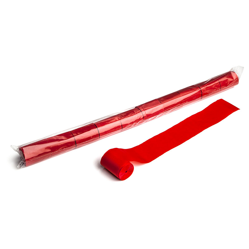 Stadium Streamers 20m x 5cm - Red