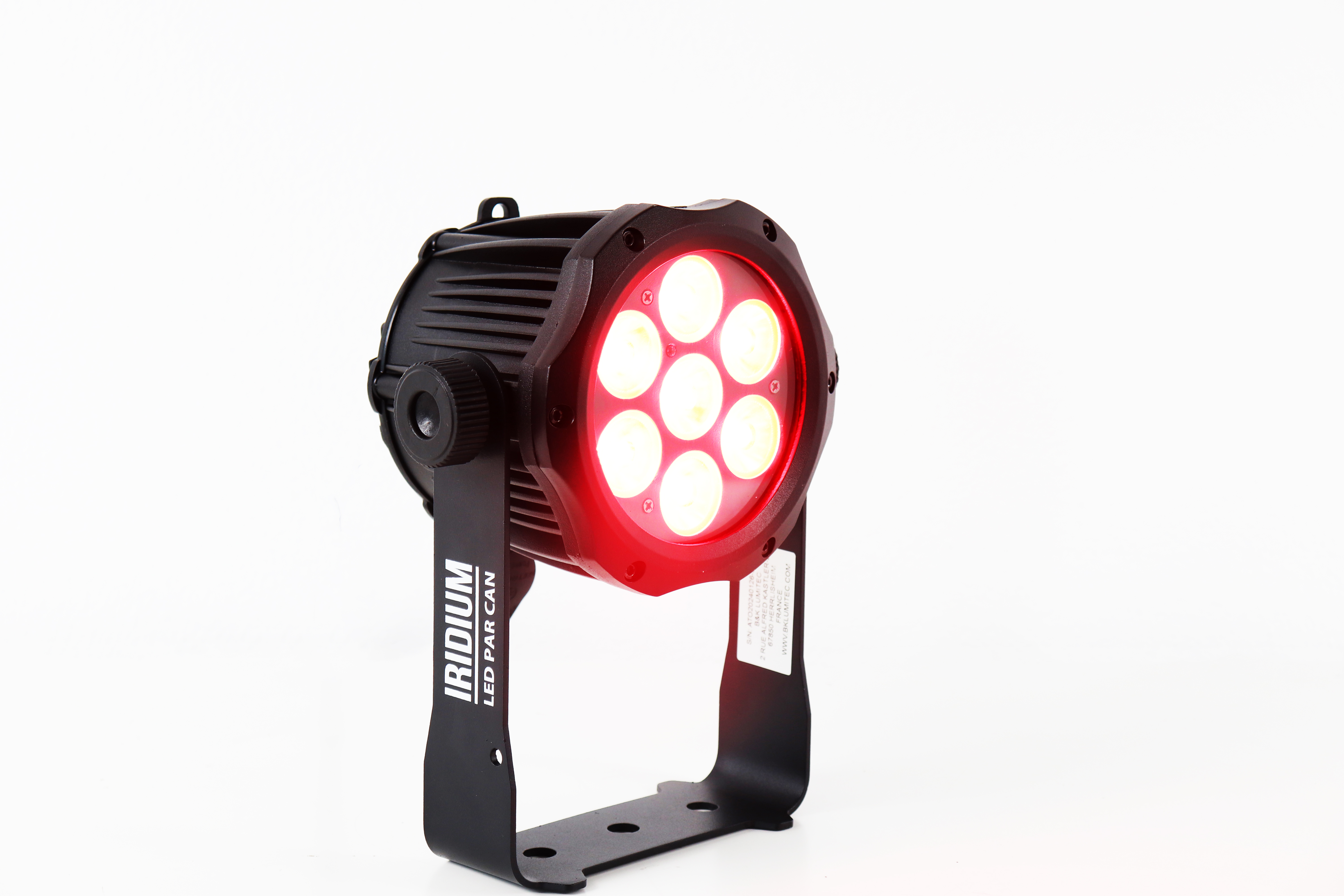 LED PAR CAN 7x10W RGBW IP65 15°