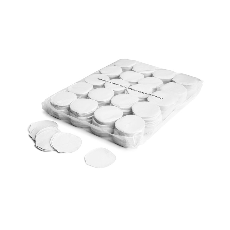 Slowfall confetti rose petals Ø 55mm - White