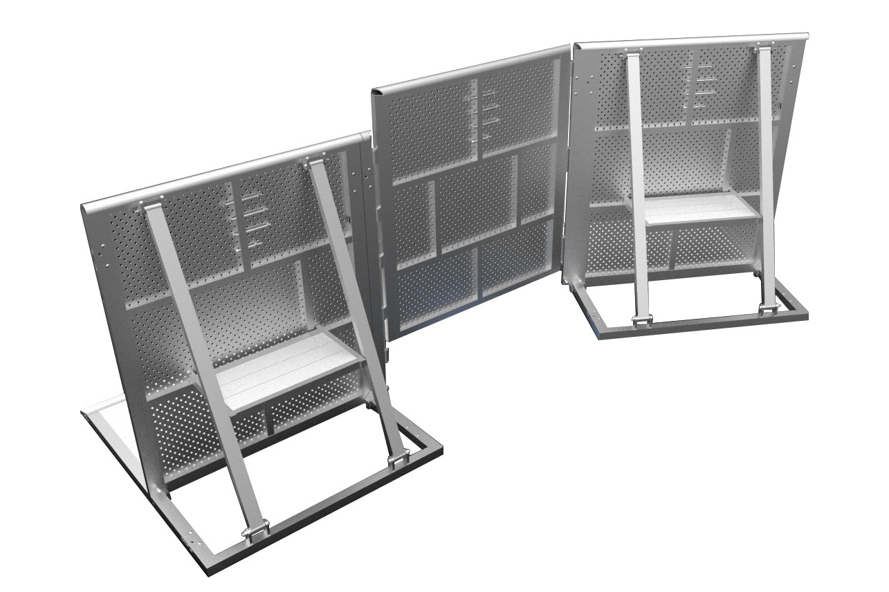 Crash Barrier - flexibles Element