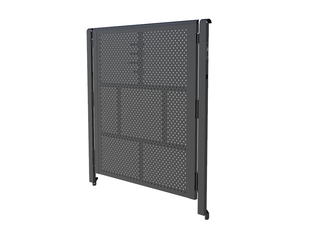 Crash Barrier - flexibles Element  - BLACK