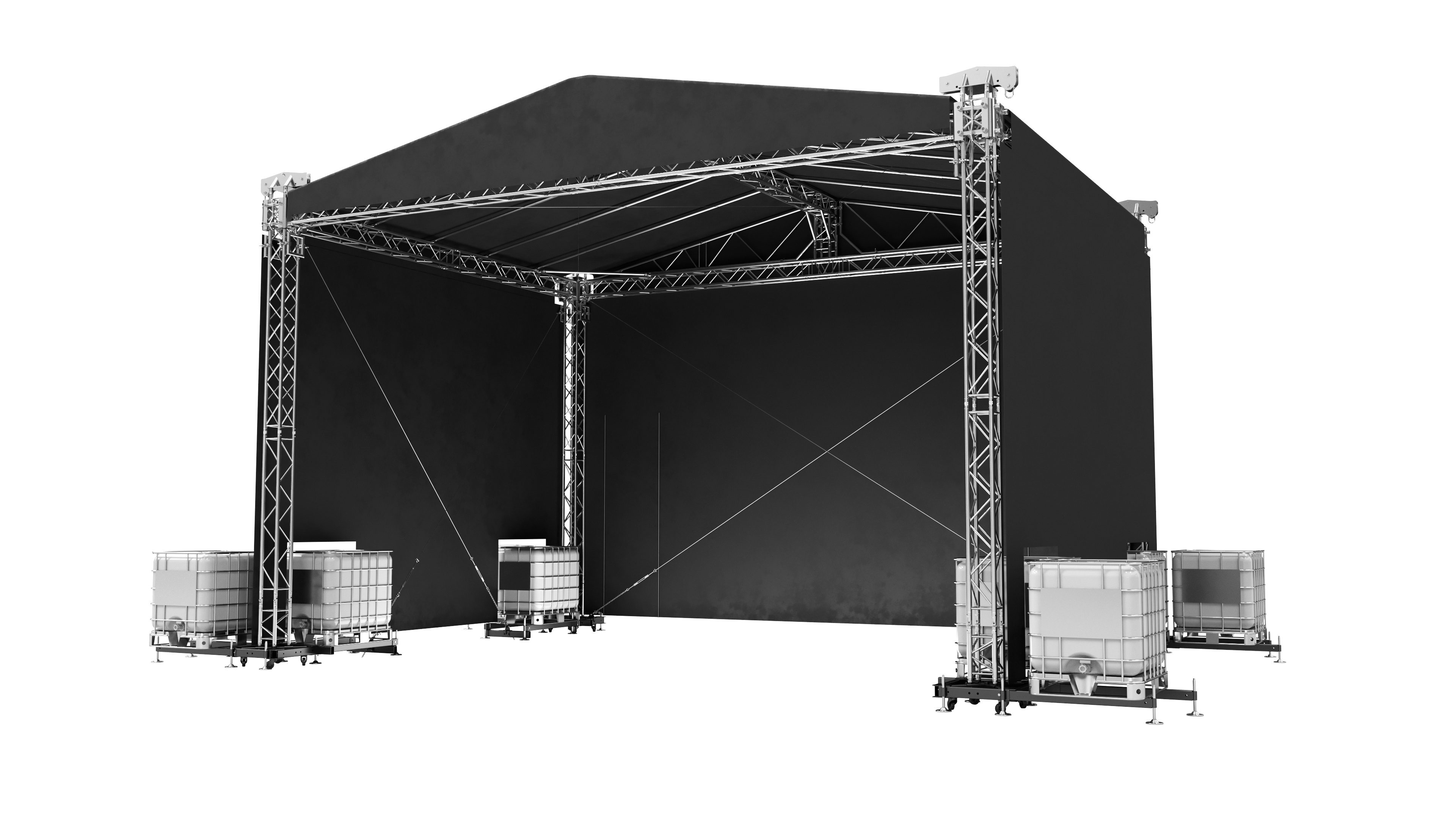 Double Pitch Roof 8x6m