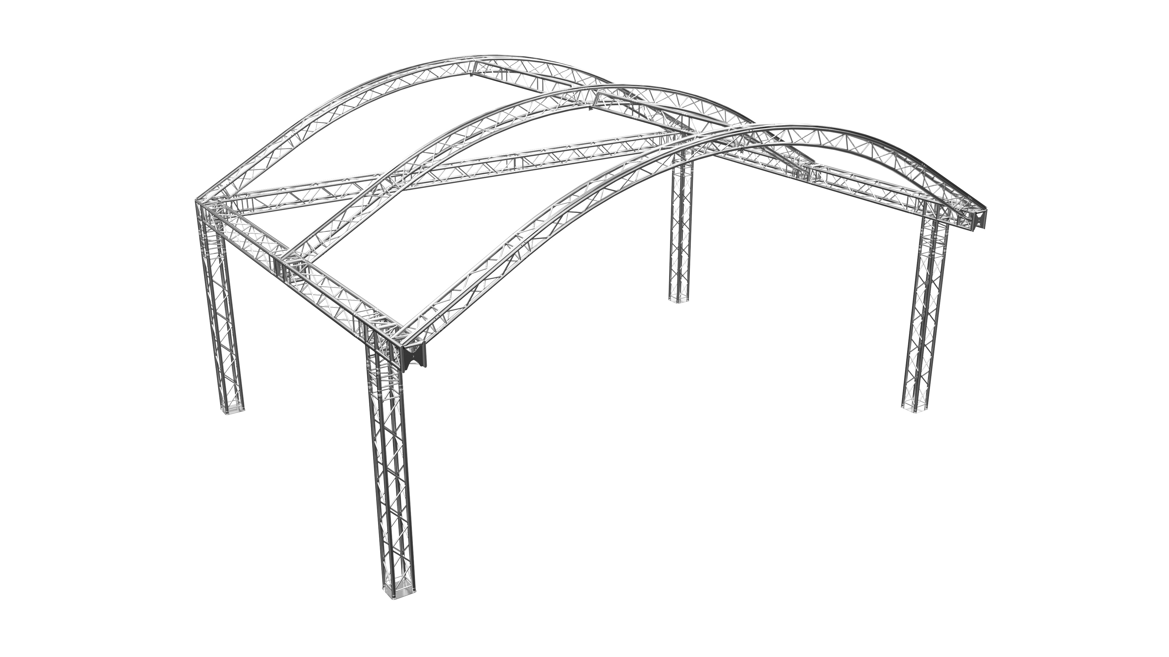 Rundbogenbühne 8x6m