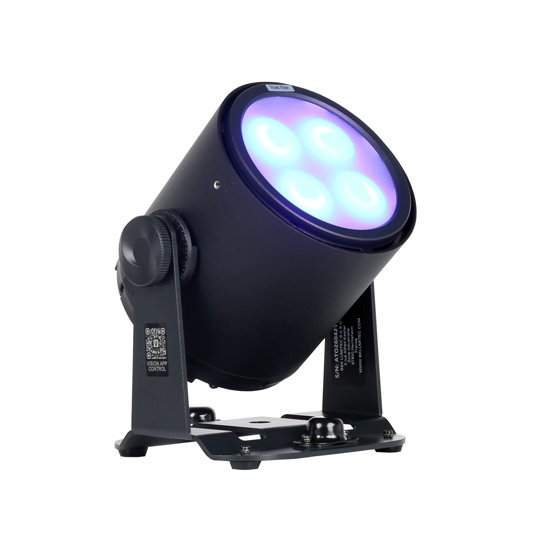 VISION CONTROL Arc Par 420B 4*20W RGBL IP65