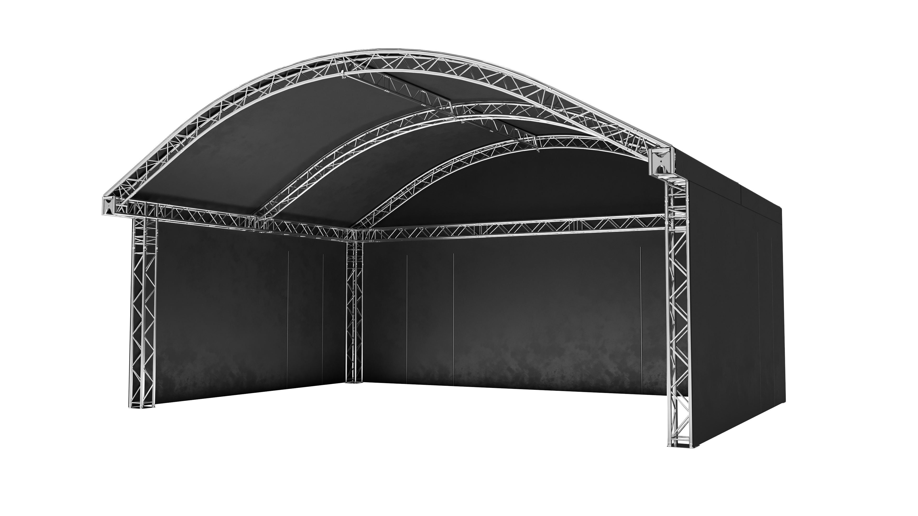 Rundbogenbühne 8x6m