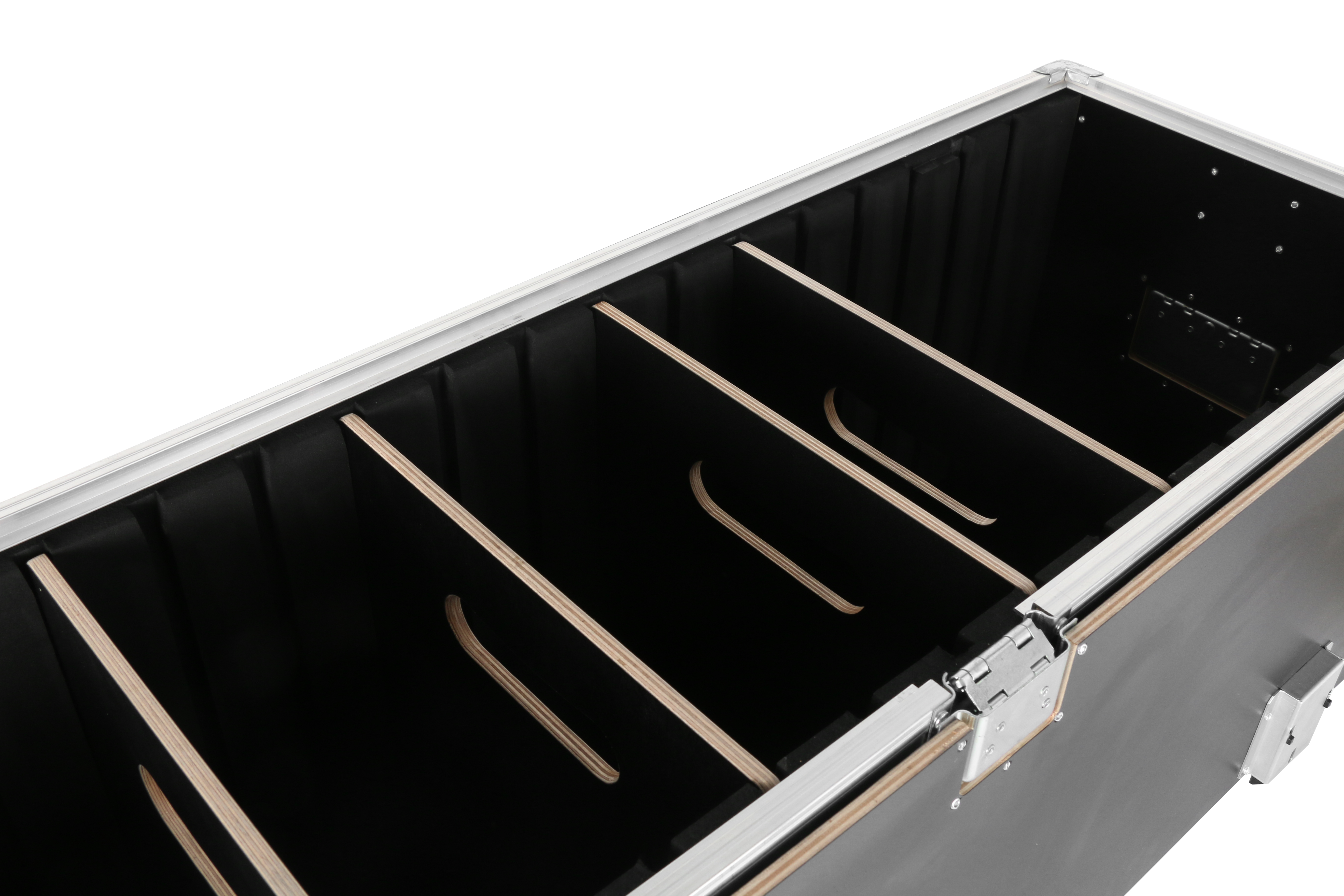 FLIGHT CASE 120 X 40CM mit 4x Trennbrett