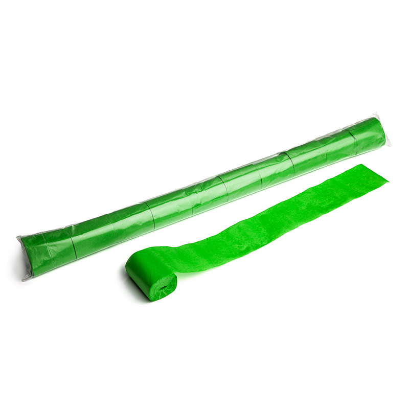 Stadium Streamers 20m x 5cm - Light Green
