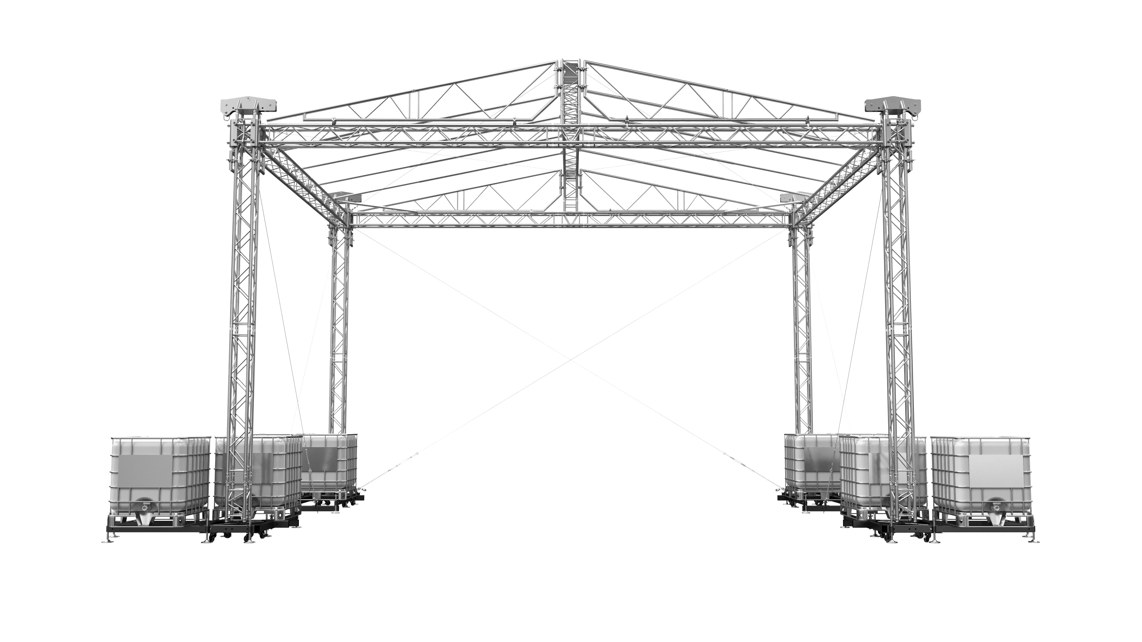 Double Pitch Roof 8x6m