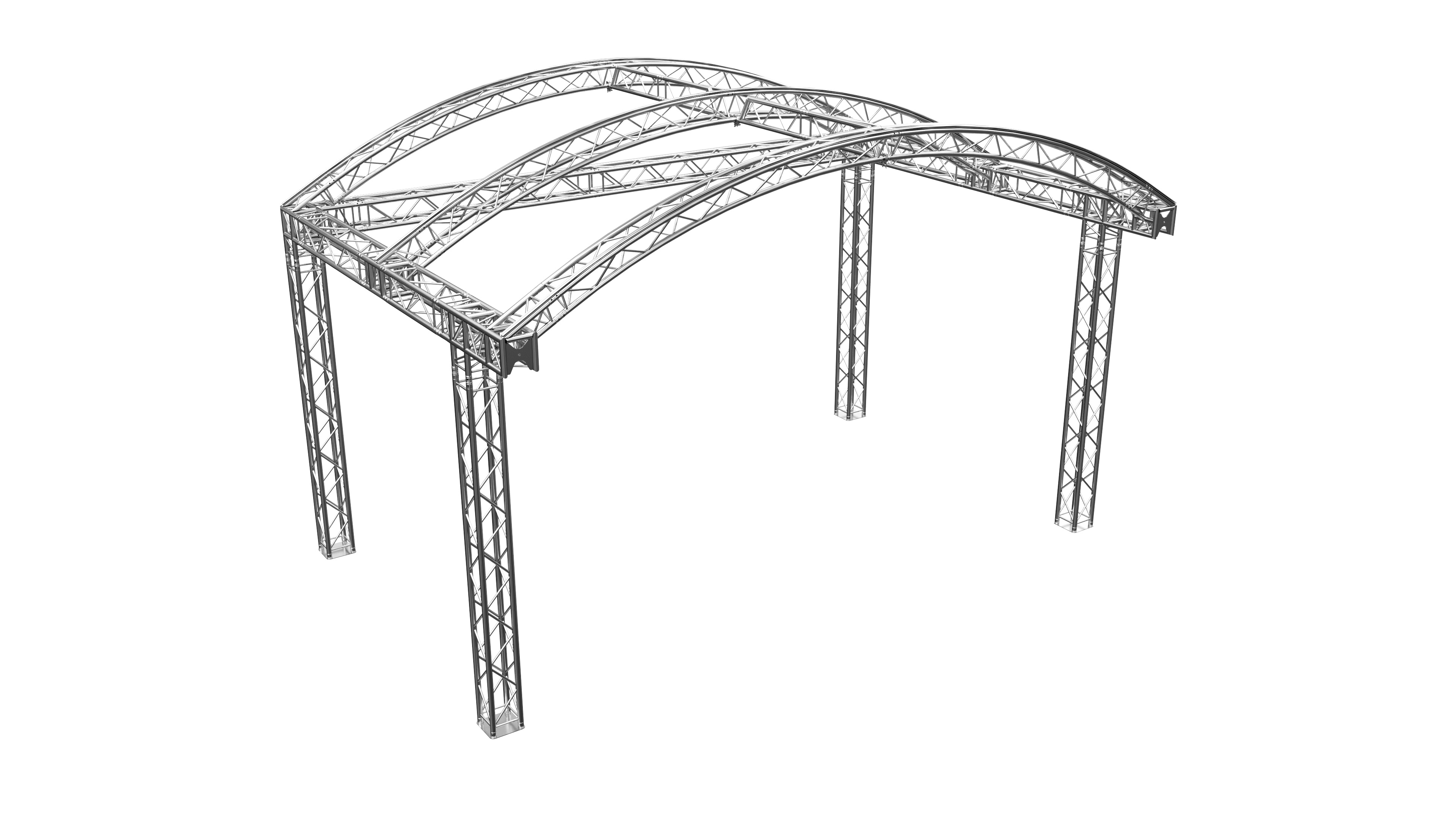 Rundbogenbühne 6x4m
