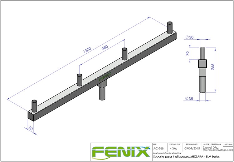 Traversenadapter AC-568