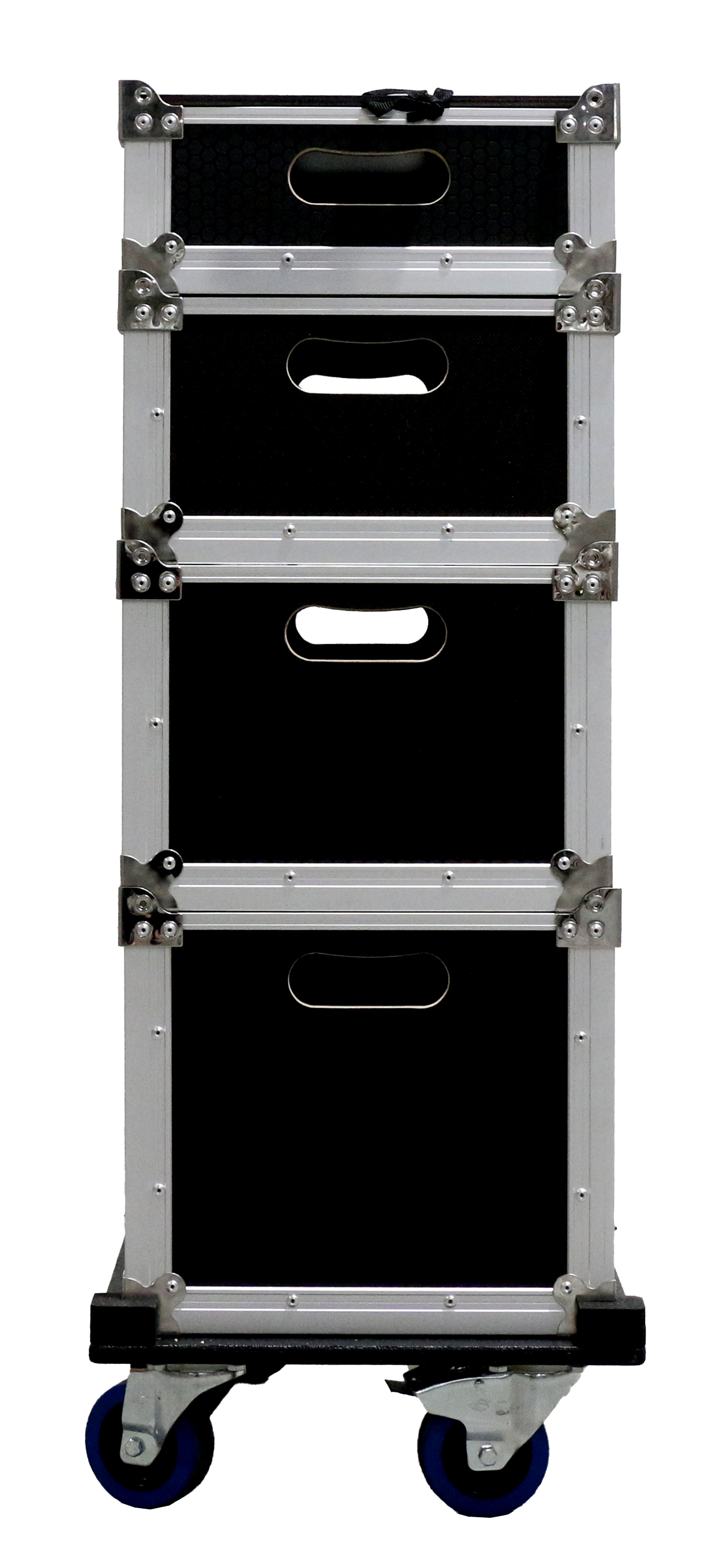 Stacking case SET mit 4 Boxen und Deckel