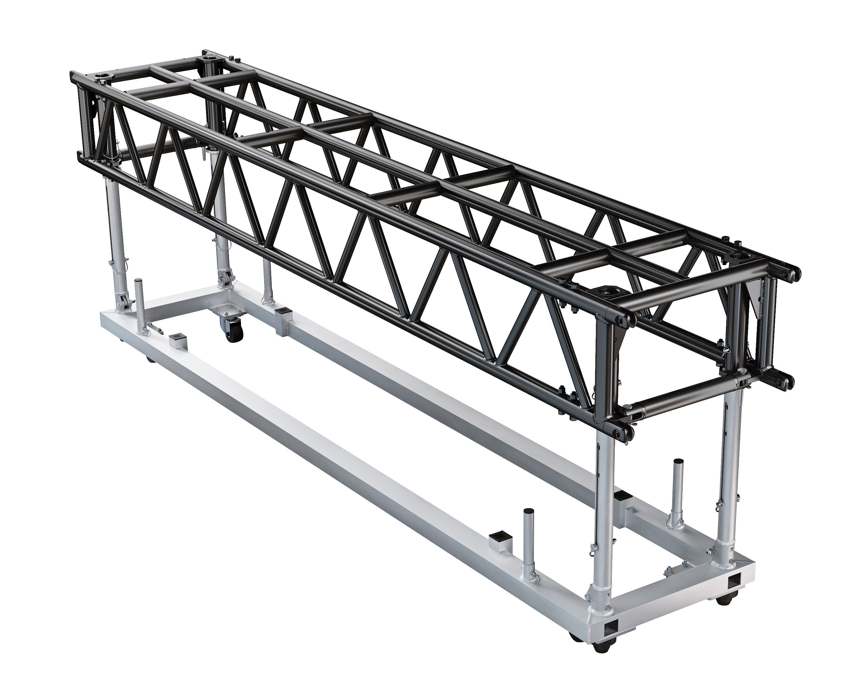 PreRig Truss 3200 stage black Set incl. Dolly