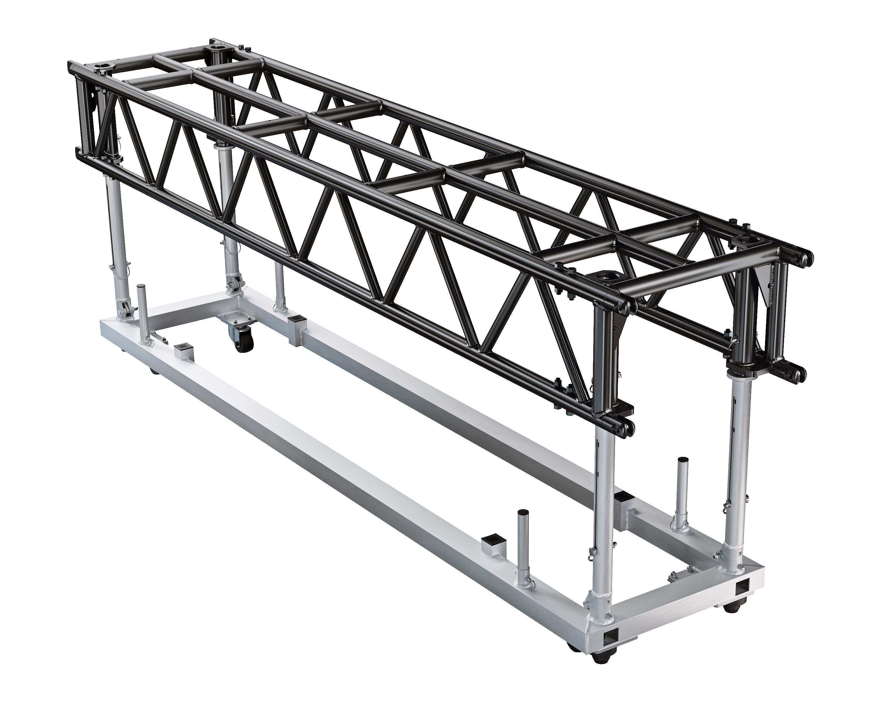 PreRig Truss 3000 stage black Set incl. Dolly