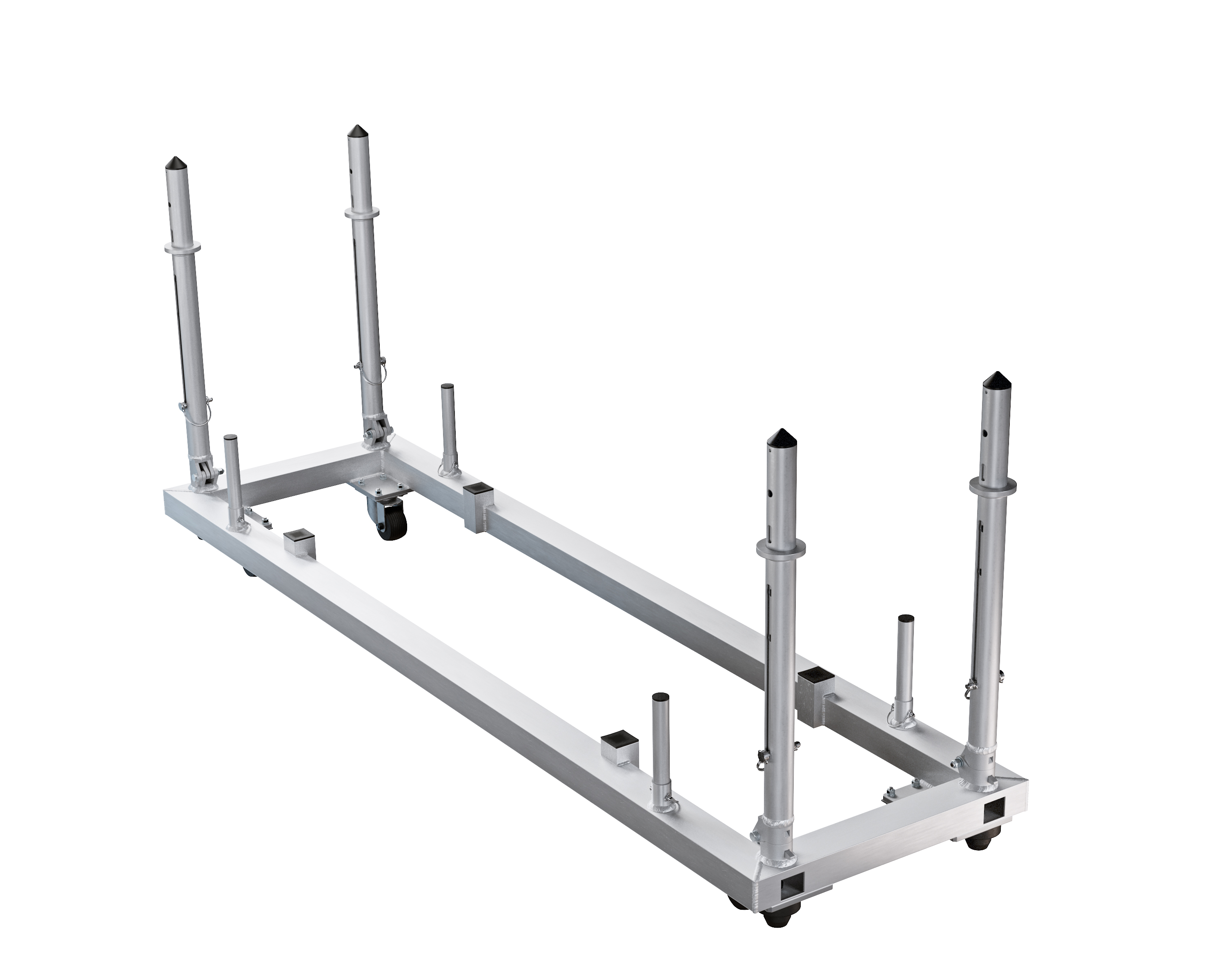 PreRig Truss 2400 stage black Set incl. Dolly