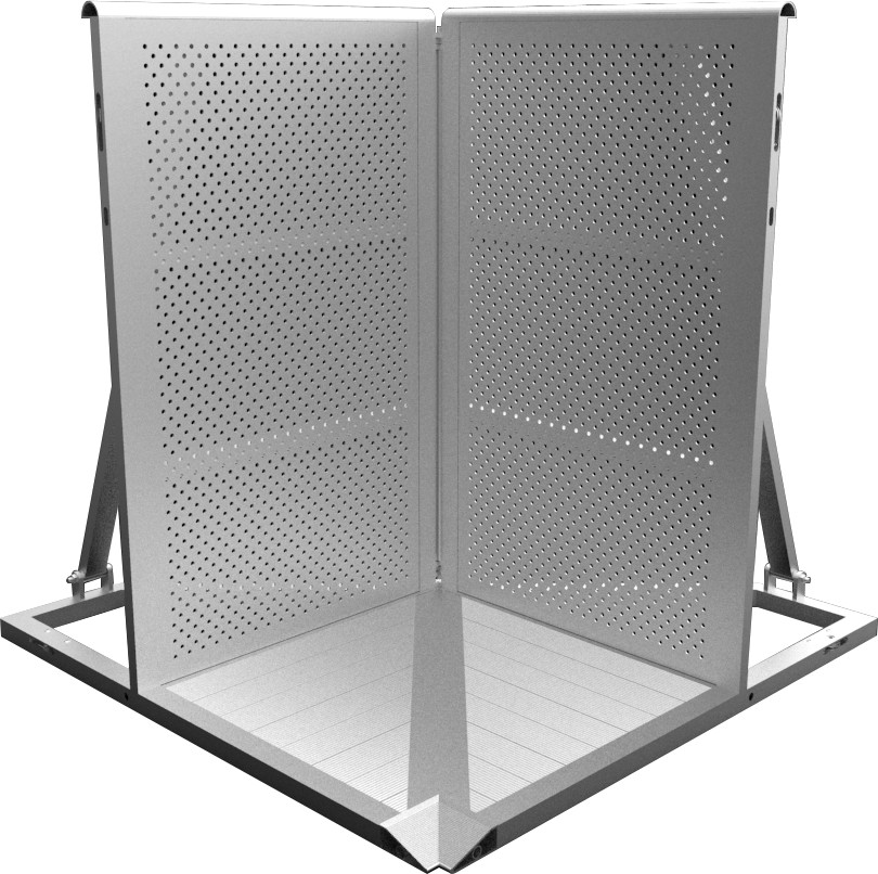 Crash Barrier - Ecke 90-270°