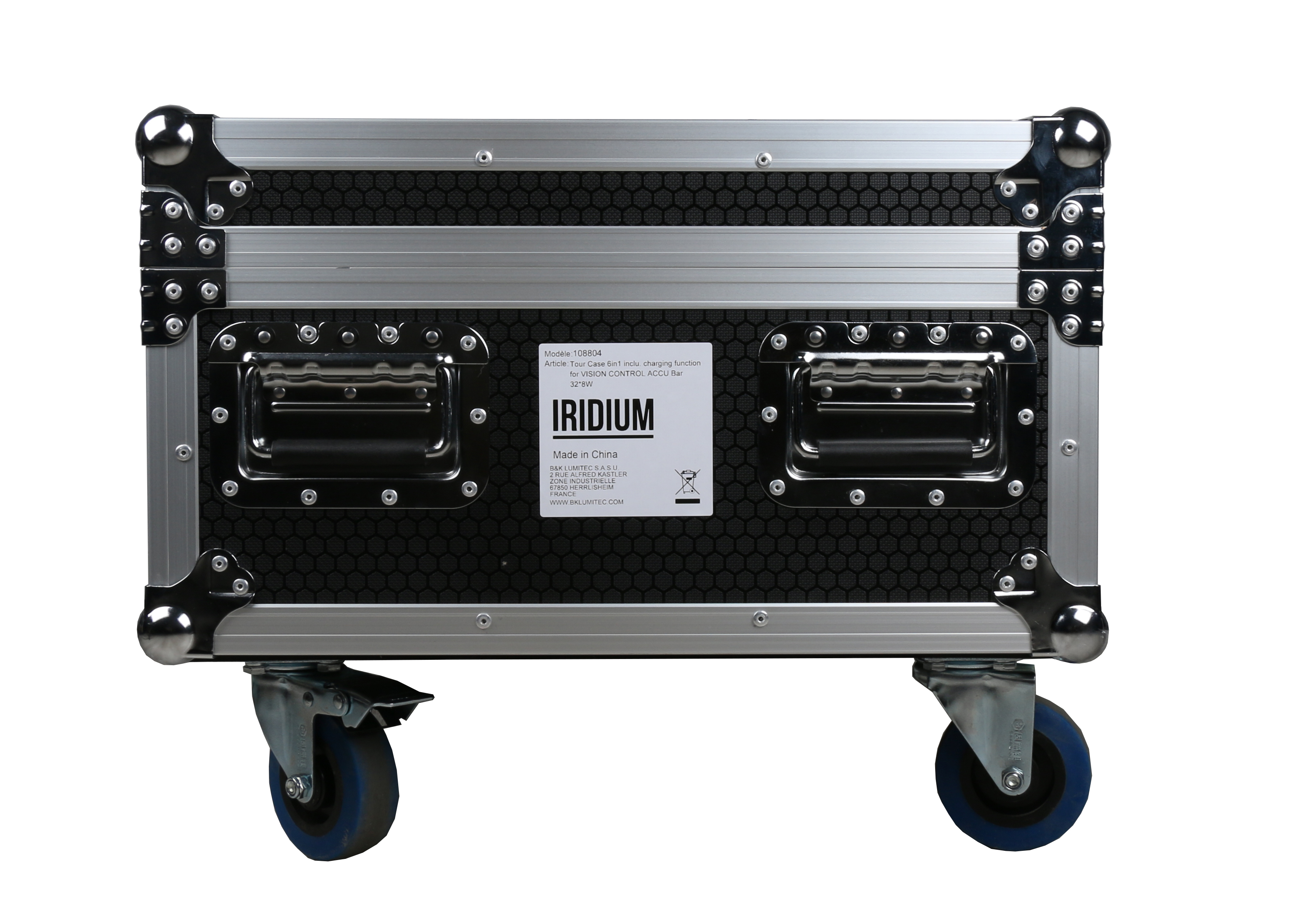 Tour Case 6in1 m. Ladefunktion für VISION CONTROL ACCU Bar 32*8W